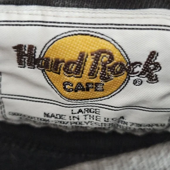 Vintage Hard Rock Cafe Boston Save The Planet Sweatshirt Embroidered Sz L USA - Picture 6 of 14